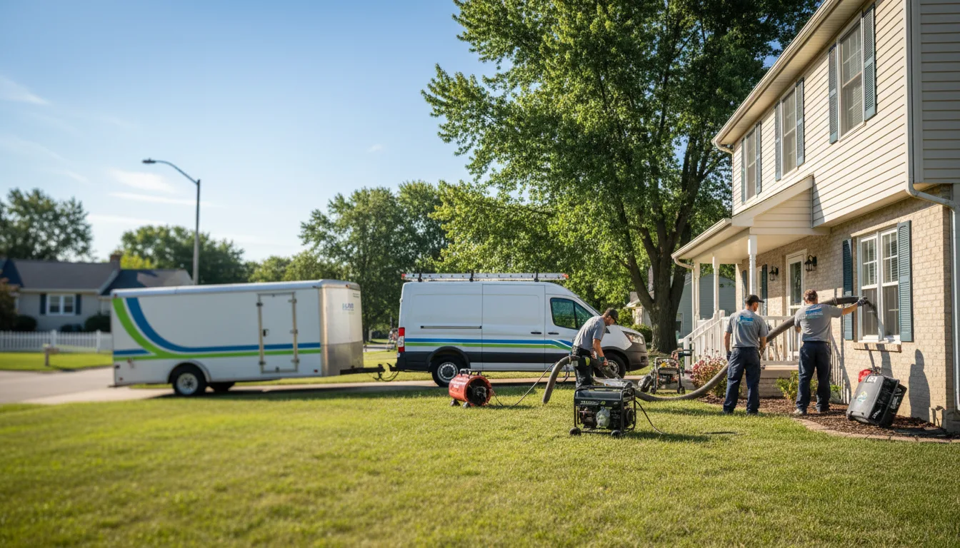 Flooded Basement Restoration And Cleanup With Repair in Amenia, ND near me